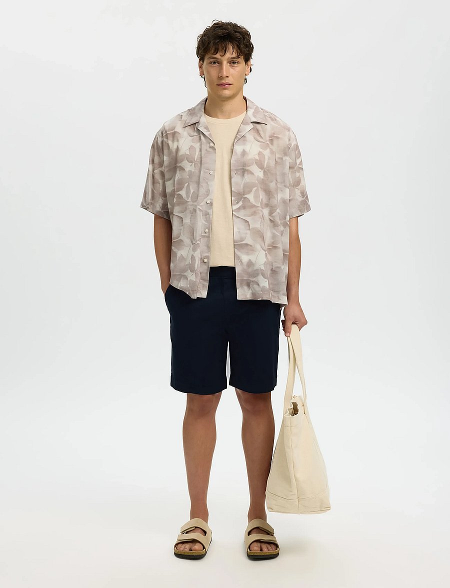 Selected - SLHREGULAR-HARVEY SUMMER SHORTS - casual shorts - sky captain - 5