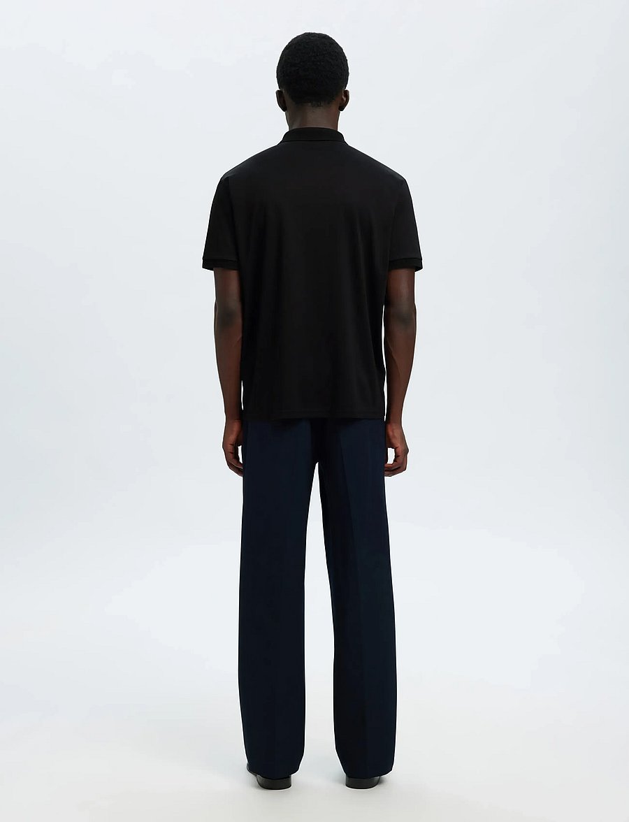 Selected - SLMFAVE BUTTON SS POLO NOOS - polo marškinėliai trumpomis rankovėmis - black - 2