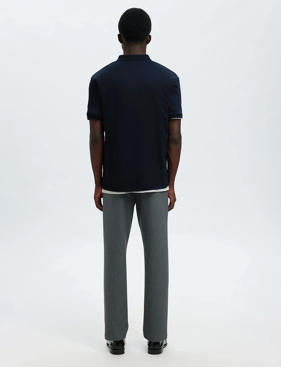 Selected - SLHFAVE BUTTON SS POLO NOOS - kurzärmelig - sky captain - 2