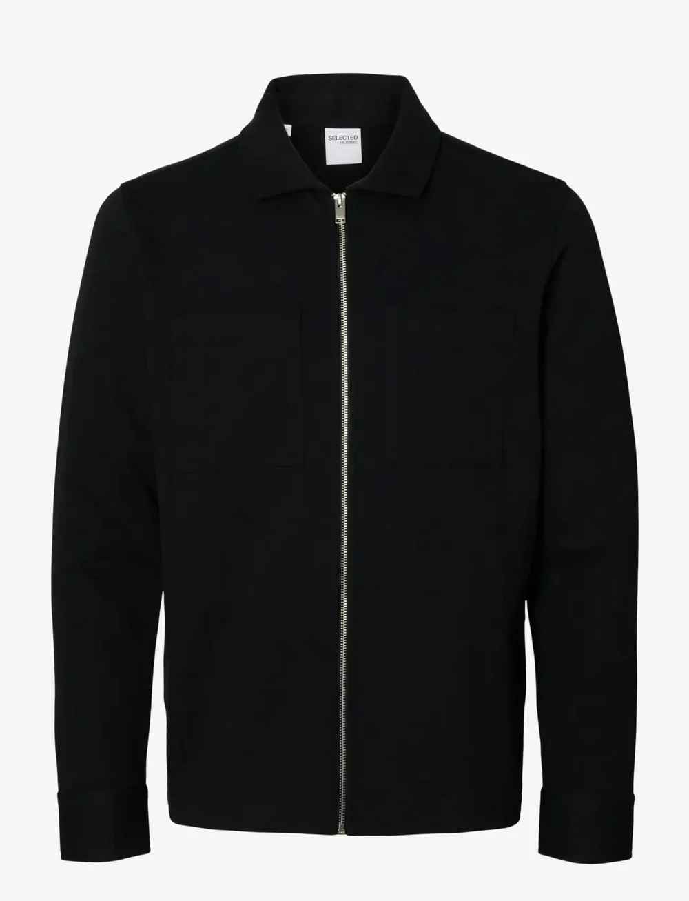 Selected - SLHJACKIE SWEAT ZIP JACKET NOOS - sügisjakid - black - 1