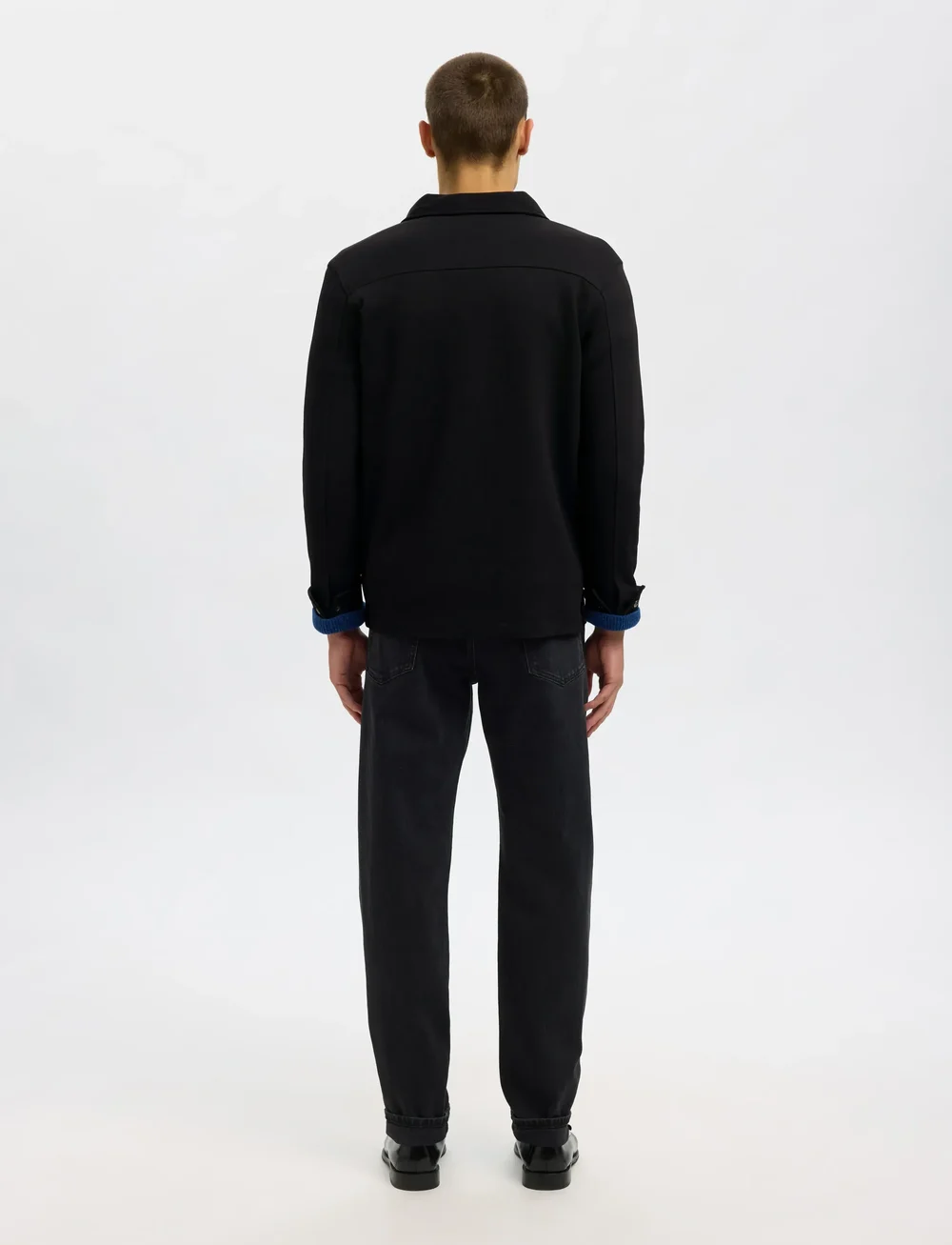 Selected - SLHJACKIE SWEAT ZIP JACKET NOOS - sügisjakid - black - 3