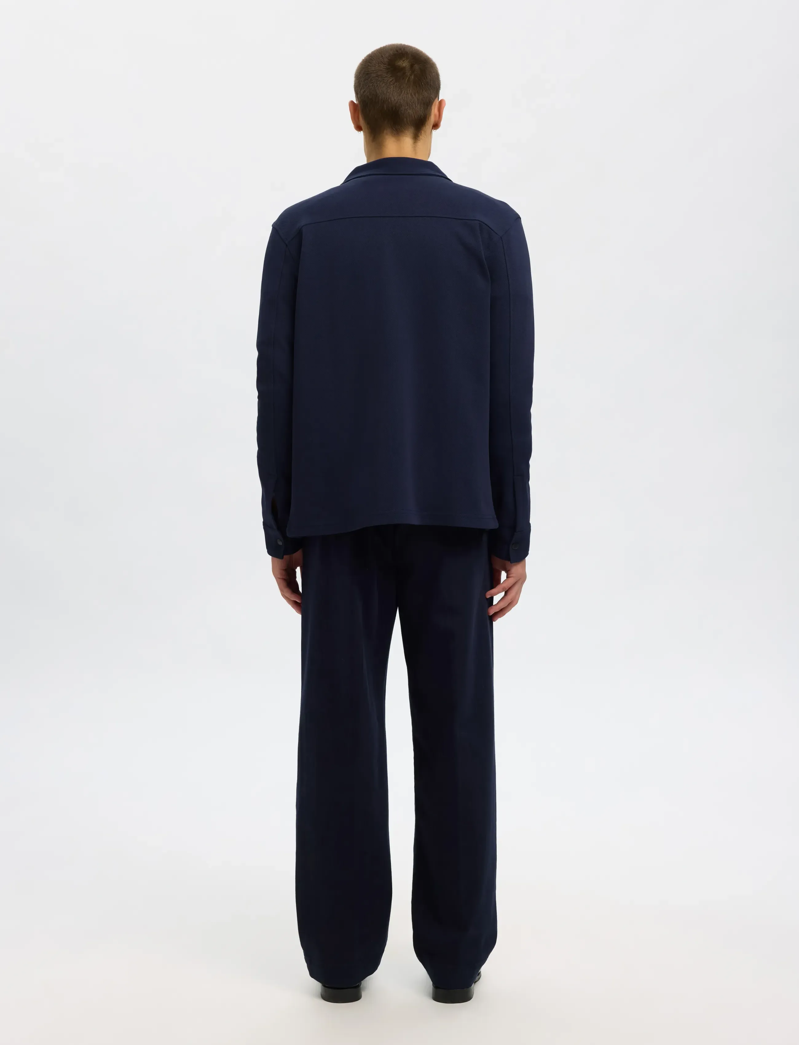 Selected - SLHJACKIE SWEAT ZIP JACKET NOOS - forårsjakker - navy blazer - 3