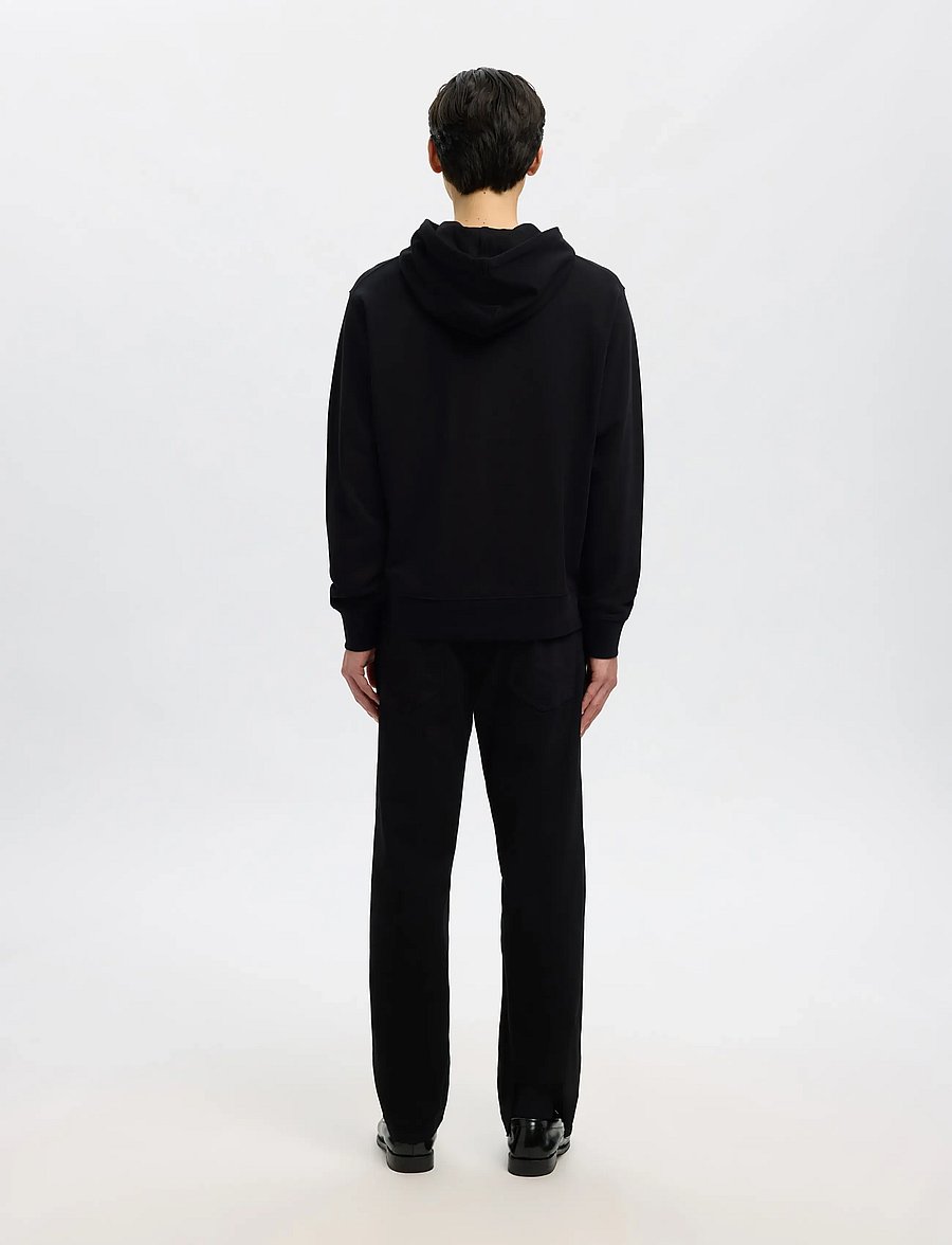 Selected - SLHRELAXLUKE LS SWEAT HOODIE NOOS - kapuzenpullover - black - 2