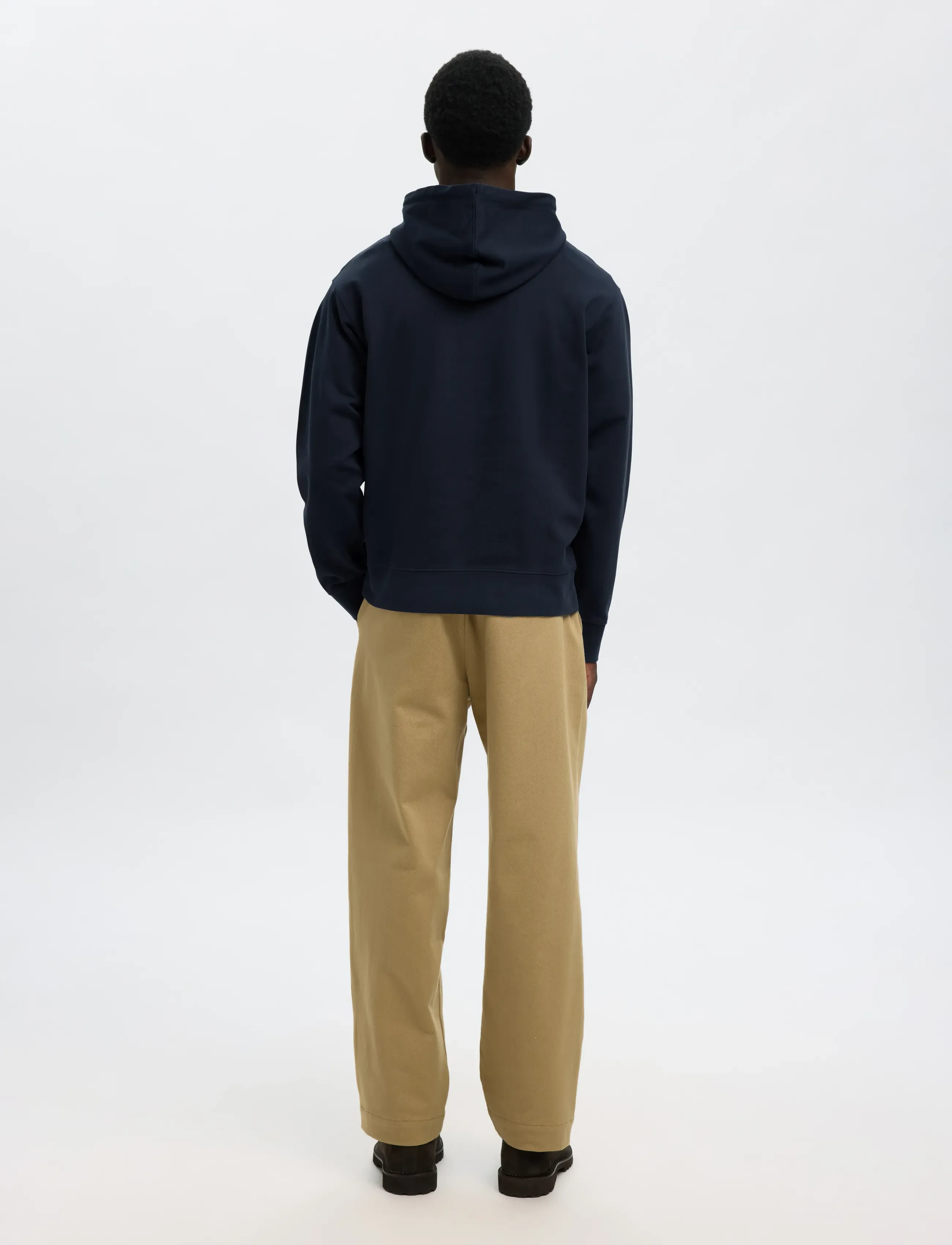 Selected - SLHRELAXLUKE LS SWEAT HOODIE NOOS - sweatshirts - dark sapphire - 3