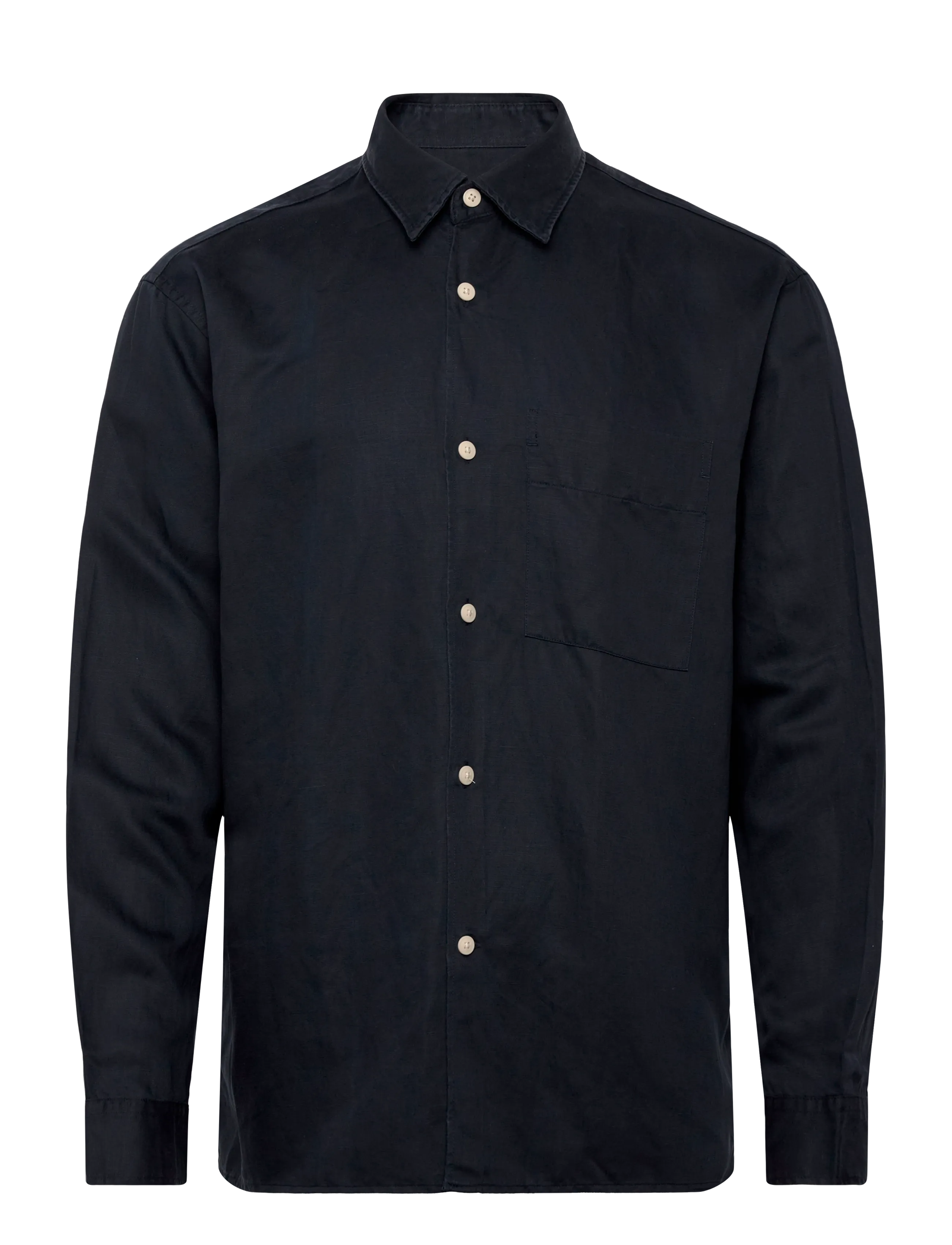 Selected SLHRLXMIKA TENCEL BLEND LS SHIRT - Hemden - SKY CAPTAIN / navy