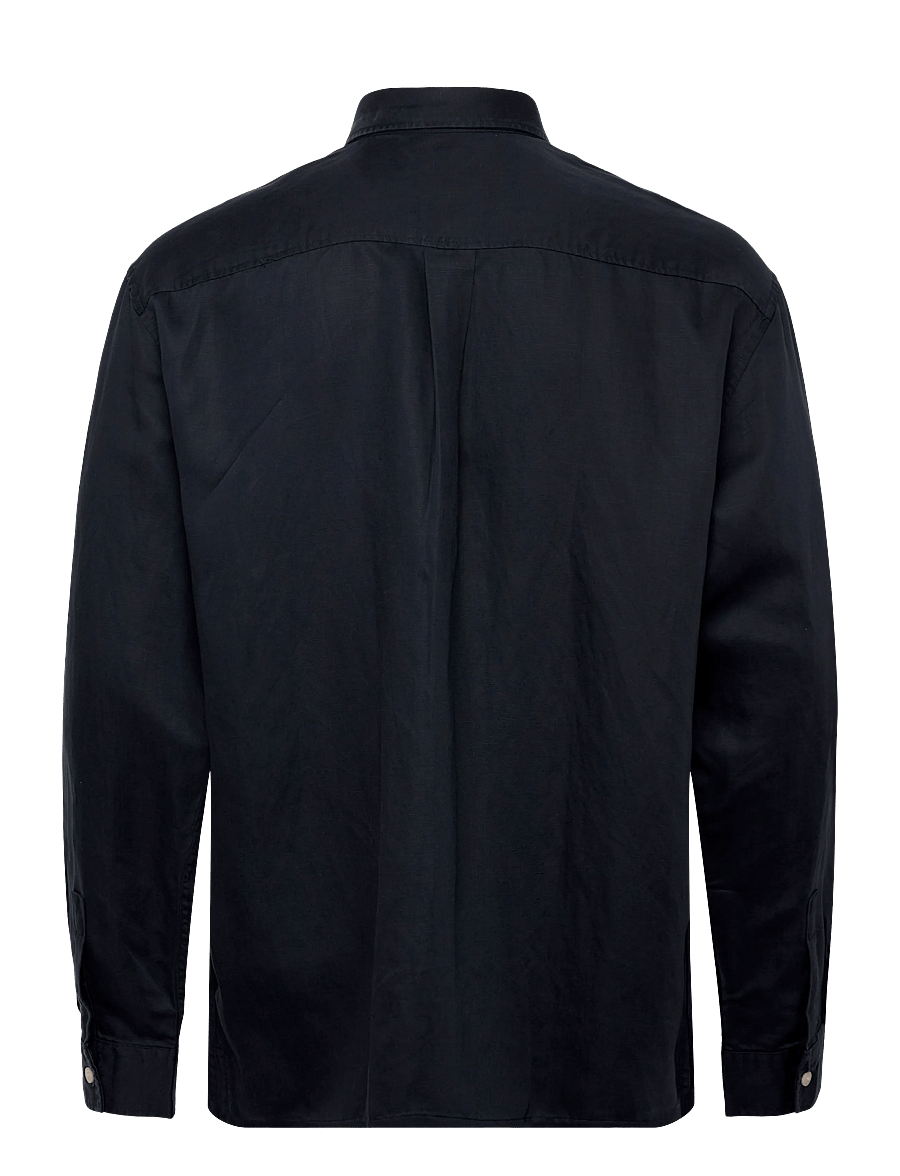 Selected - SLHRLXMIKA TENCEL BLEND LS SHIRT - freizeithemden - sky captain - 1