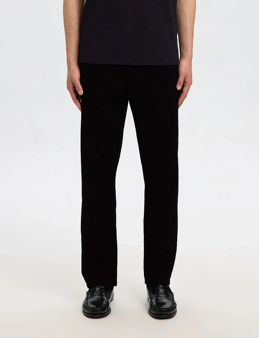 Selected - SLH196-STRAIGHT BEN STAY BLACK 600 JEANS - regular jeans - black denim - 0