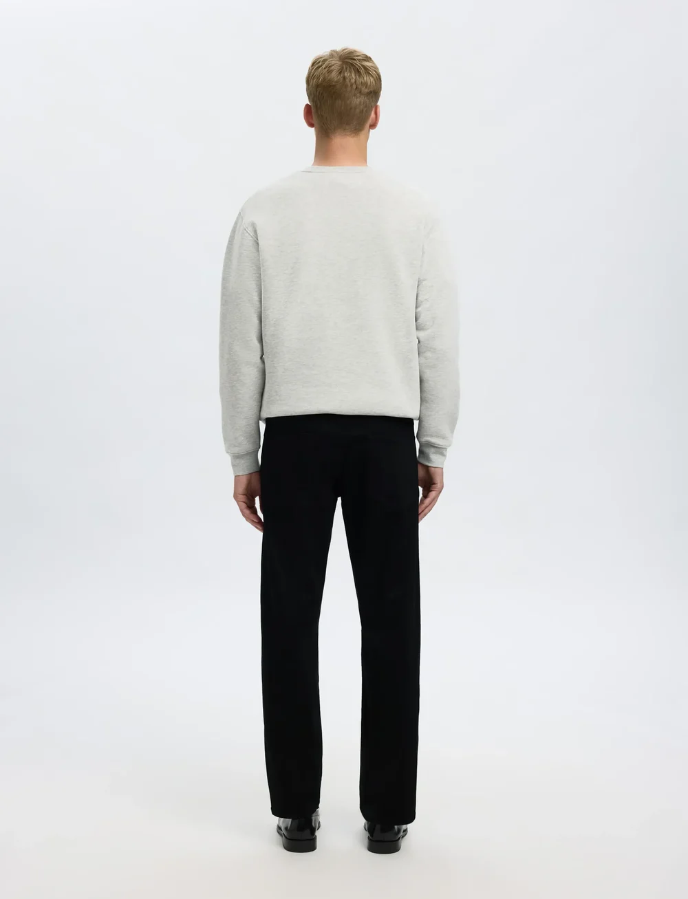 Selected - SLH196-STRAIGHT BEN STAY BLACK 600 JEANS - regular jeans - black denim - 2