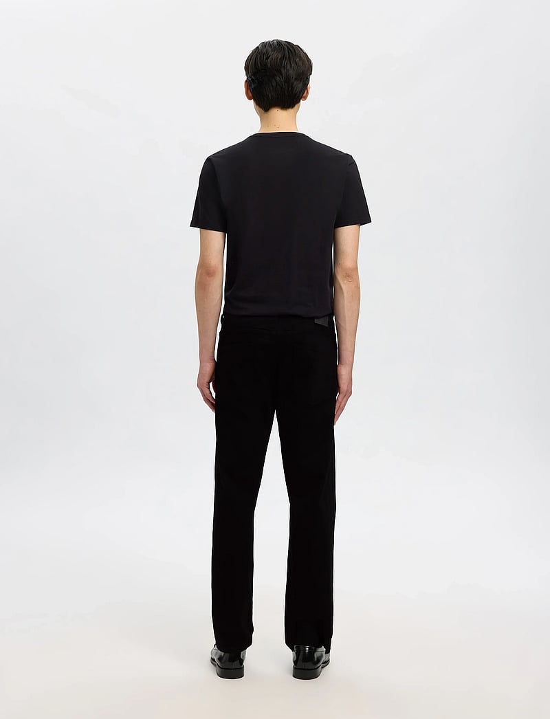 Selected - SLH196-STRAIGHT BEN STAY BLACK 600 JEANS - regular jeans - black denim - 2