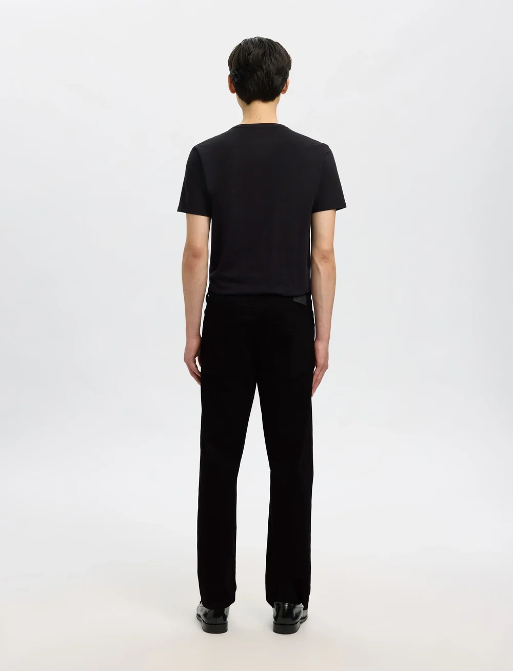 Selected - SLH196-STRAIGHT BEN STAY BLACK 600 JEANS - regular jeans - black denim - 2