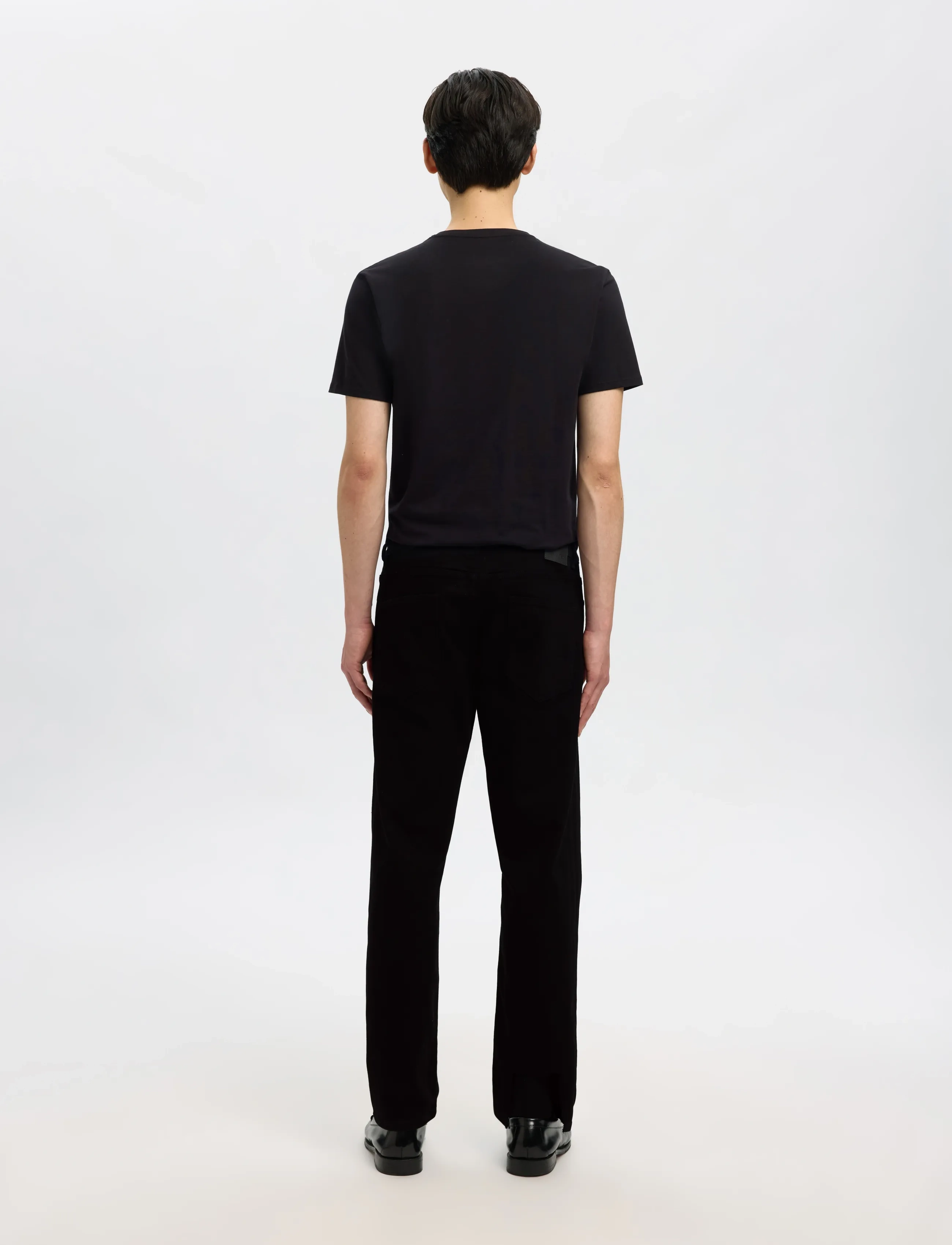 Selected - SLH196-STRAIGHT BEN STAY BLACK 600 JEANS - regular jeans - black denim - 2