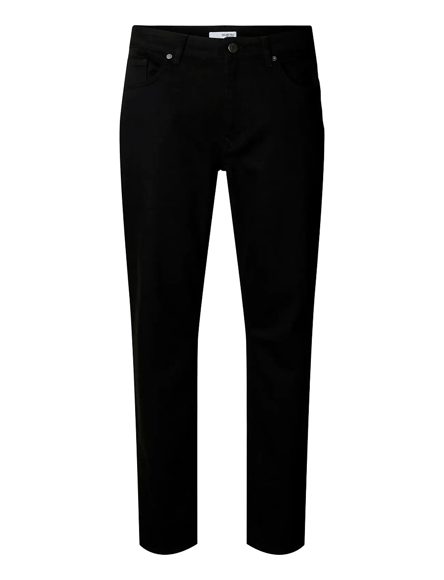 Selected - SLH175-SLIM BEN STAY BLACK 600 JEANS - slim jeans - black denim - 1