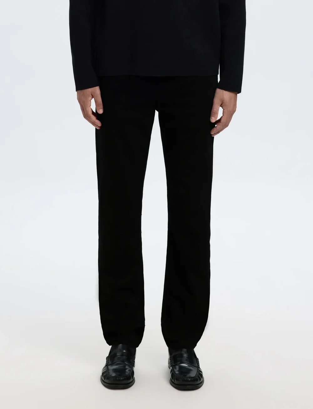 Selected - SLH175-SLIM BEN STAY BLACK 600 JEANS - slim jeans - black denim - 0