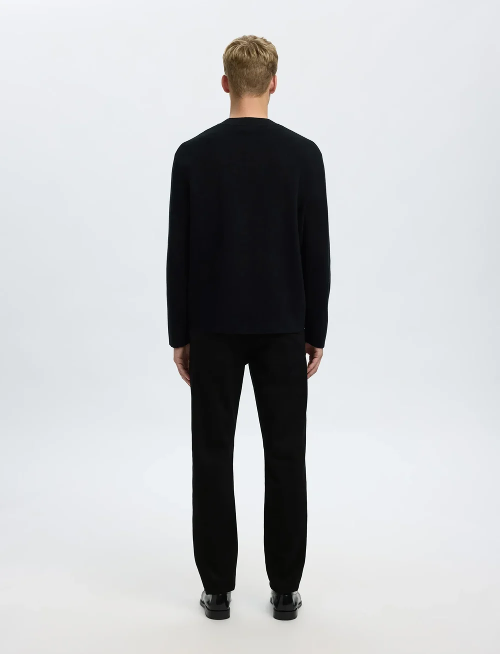 Selected - SLH175-SLIM BEN STAY BLACK 600 JEANS - slim jeans - black denim - 2