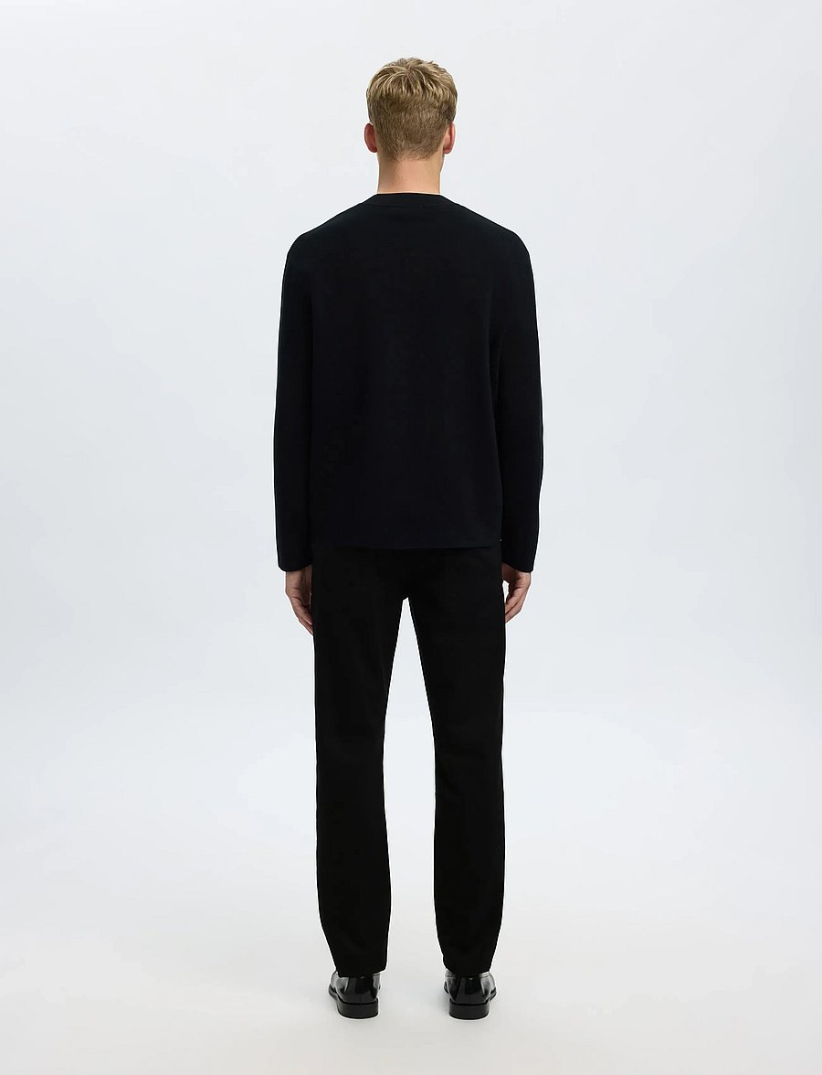 Selected - SLH175-SLIM BEN STAY BLACK 600 JEANS - slim jeans - black denim - 2