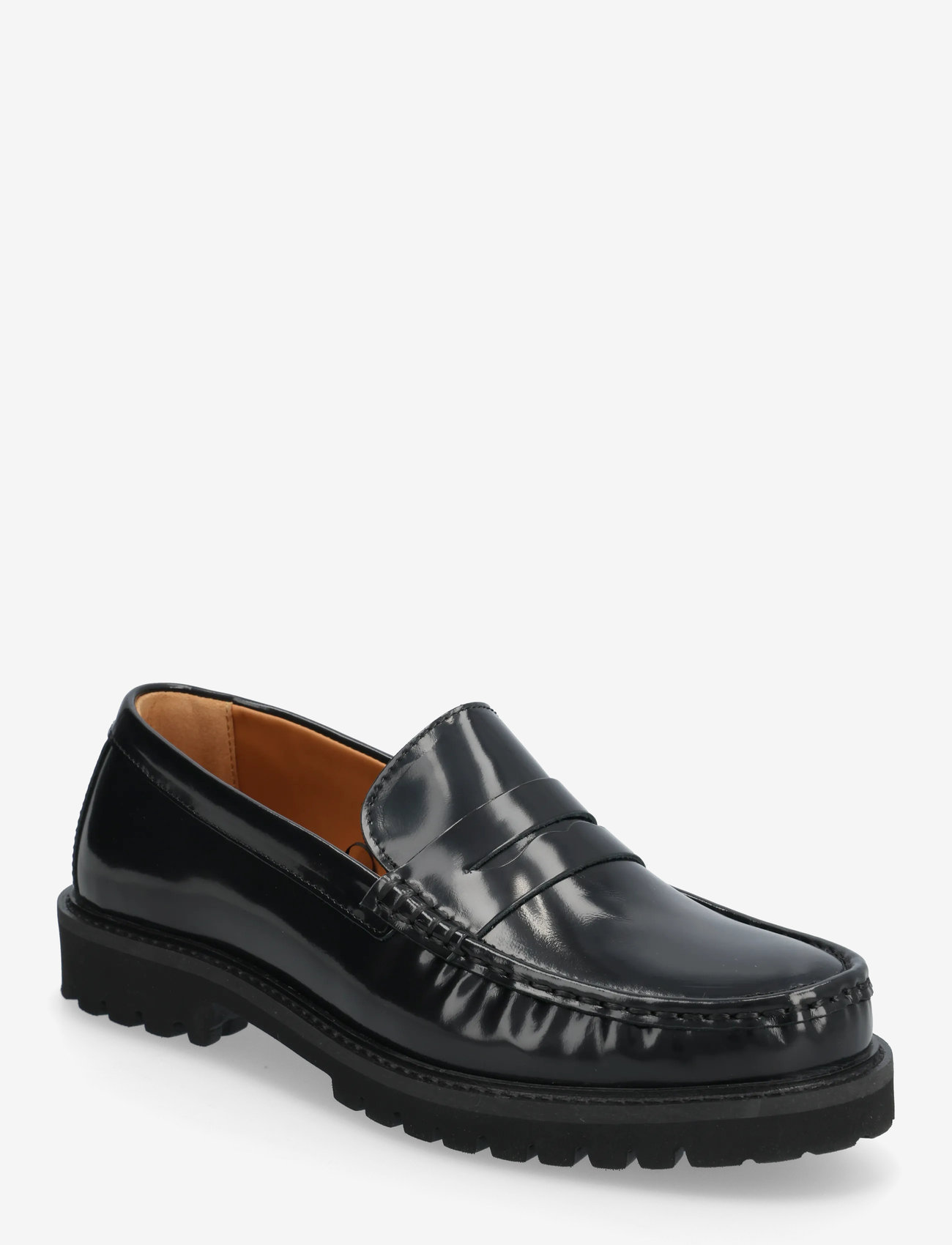 Selected - SLMHUGO LEATHER PENNY LOAFER NOOS - shop by occasion - black - 1