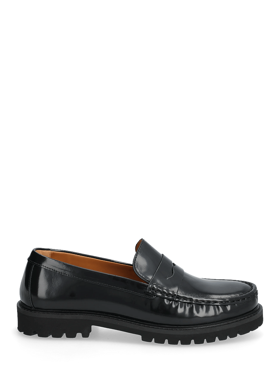 Selected - SLMHUGO LEATHER PENNY LOAFER NOOS - iepirkties noteiktam pasākumam - black - 2