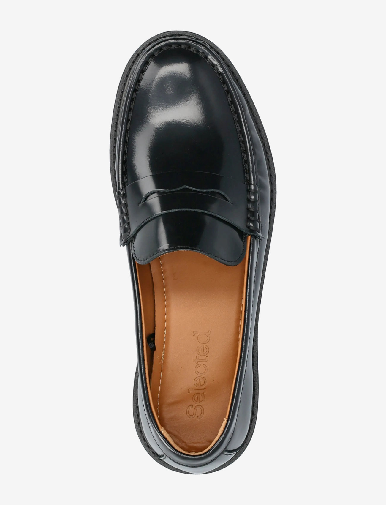 Selected - SLMHUGO LEATHER PENNY LOAFER NOOS - shop by occasion - black - 4