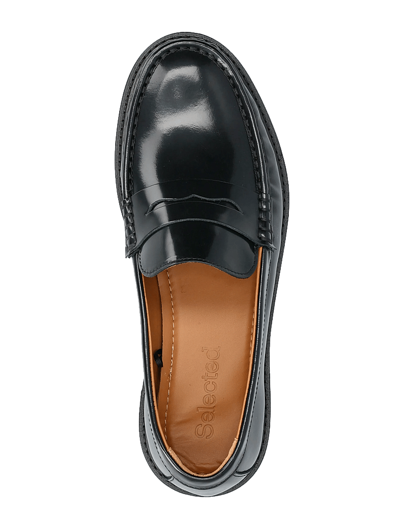 Selected - SLMHUGO LEATHER PENNY LOAFER NOOS - shop etter anledning - black - 4
