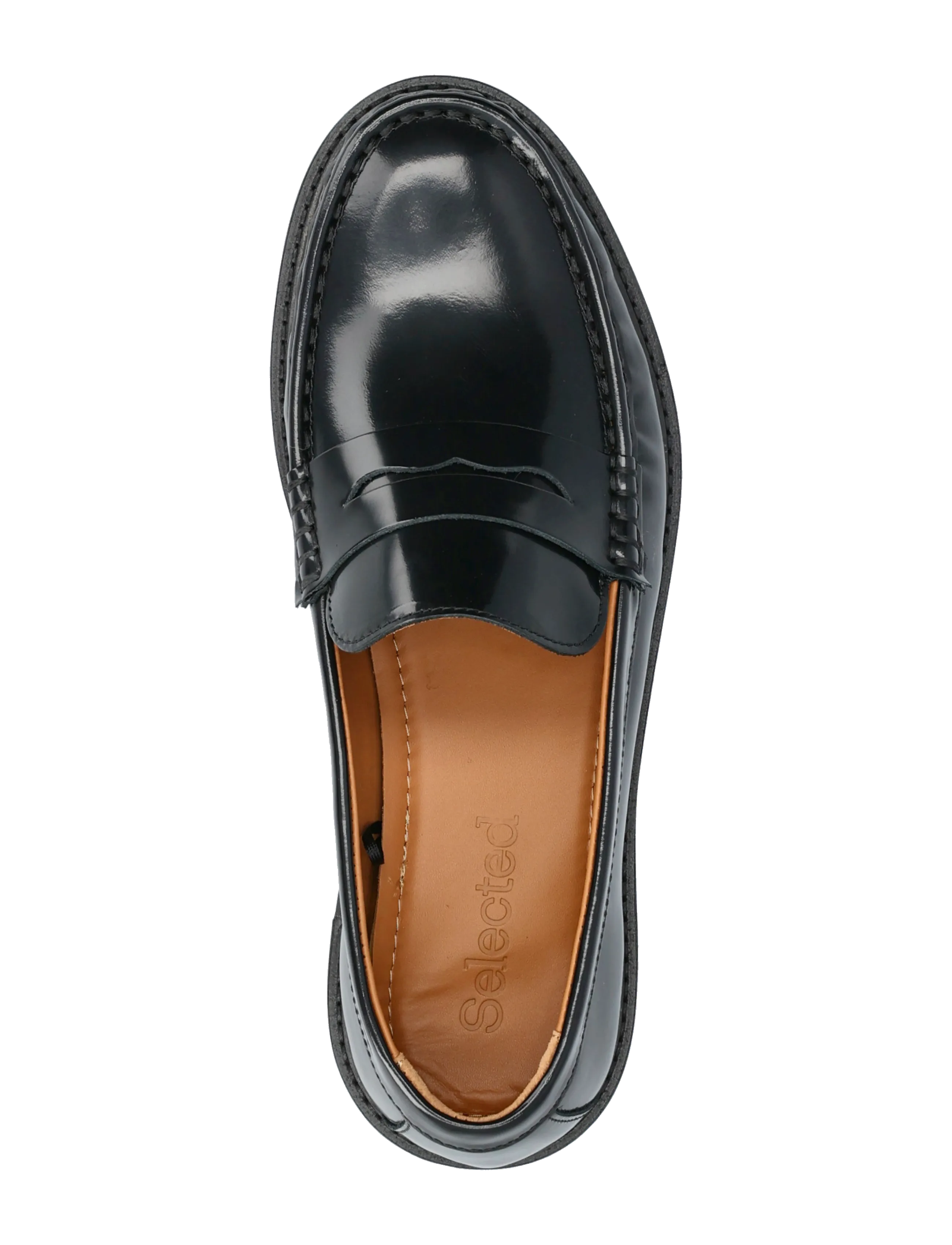 Selected - SLMHUGO LEATHER PENNY LOAFER NOOS - iepirkties noteiktam pasākumam - black - 4