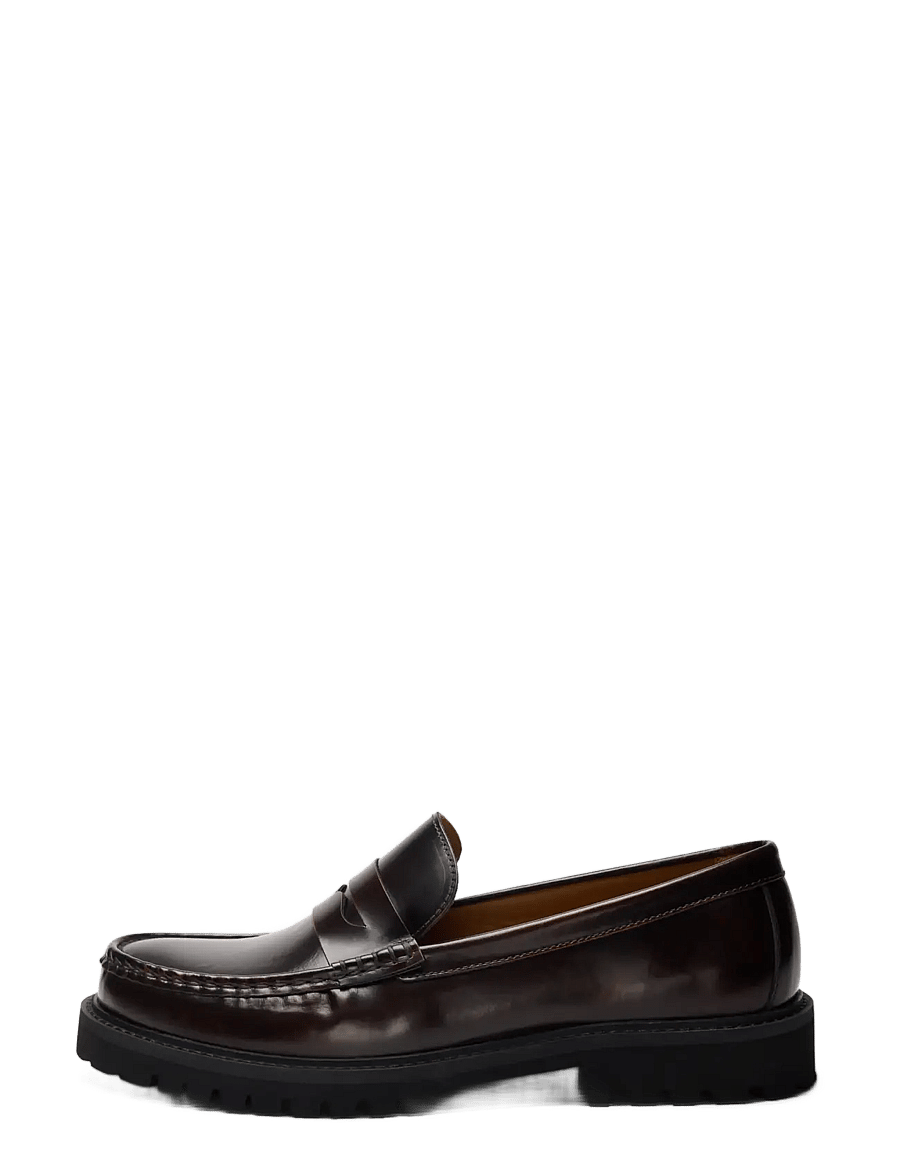 Selected - SLMHUGO LEATHER PENNY LOAFER NOOS - shop efter anledning - demitasse - 0