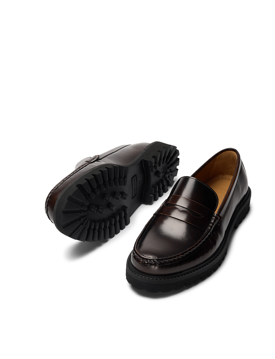 Selected - SLMHUGO LEATHER PENNY LOAFER NOOS - shop efter anledning - demitasse - 3