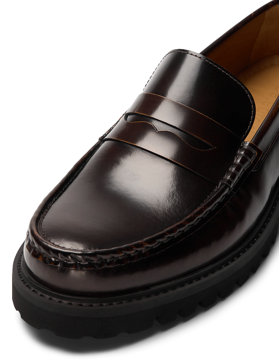 Selected - SLMHUGO LEATHER PENNY LOAFER NOOS - shop efter anledning - demitasse - 5