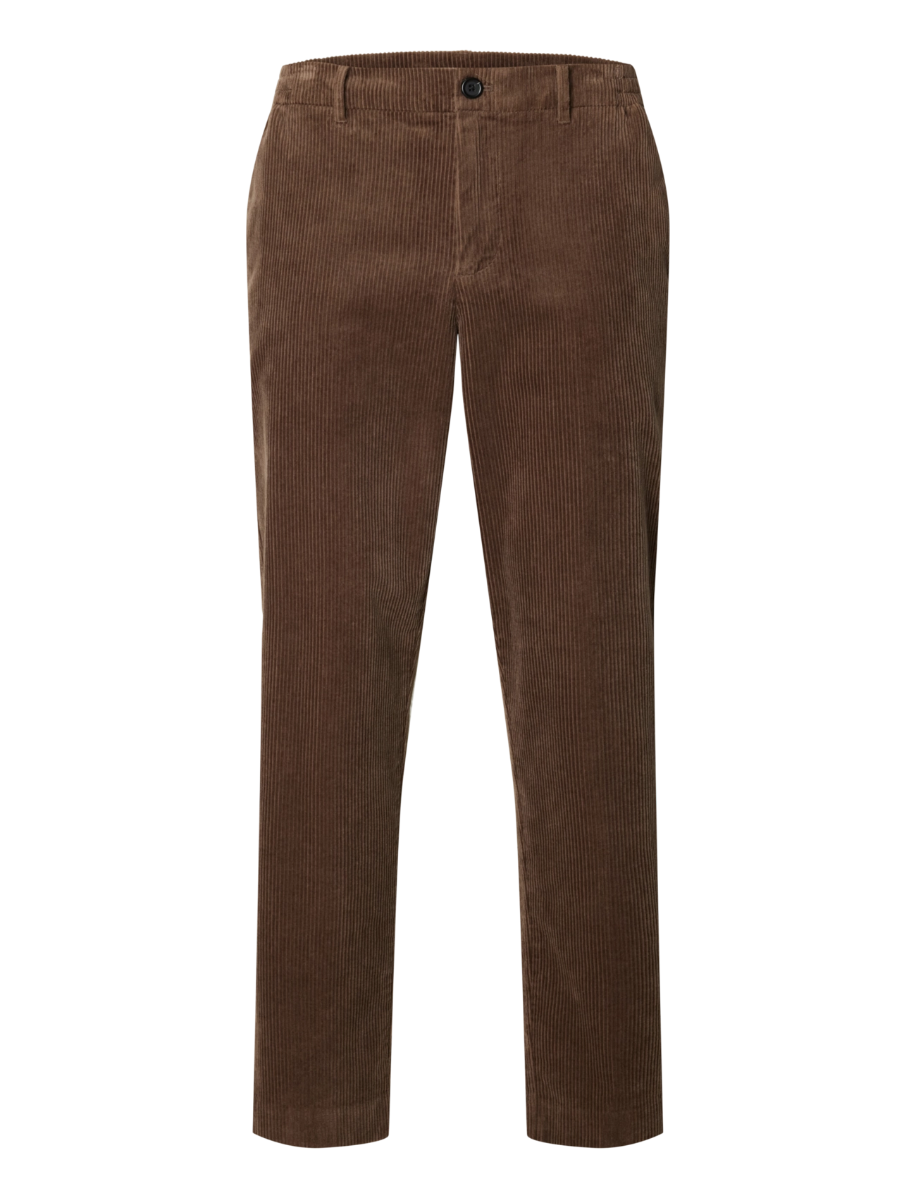 Selected - SLM190-REG TAPE LEROY KRIS CORD PNT NOOS - chocolate chip - 1