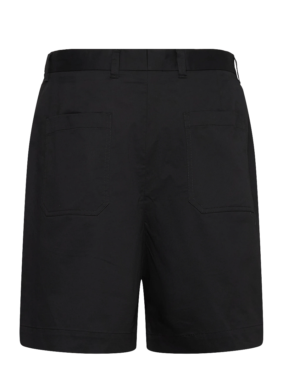 Selected - SLHLOOSE-AXEL JARI SHORTS - chino stila šorti - black - 1