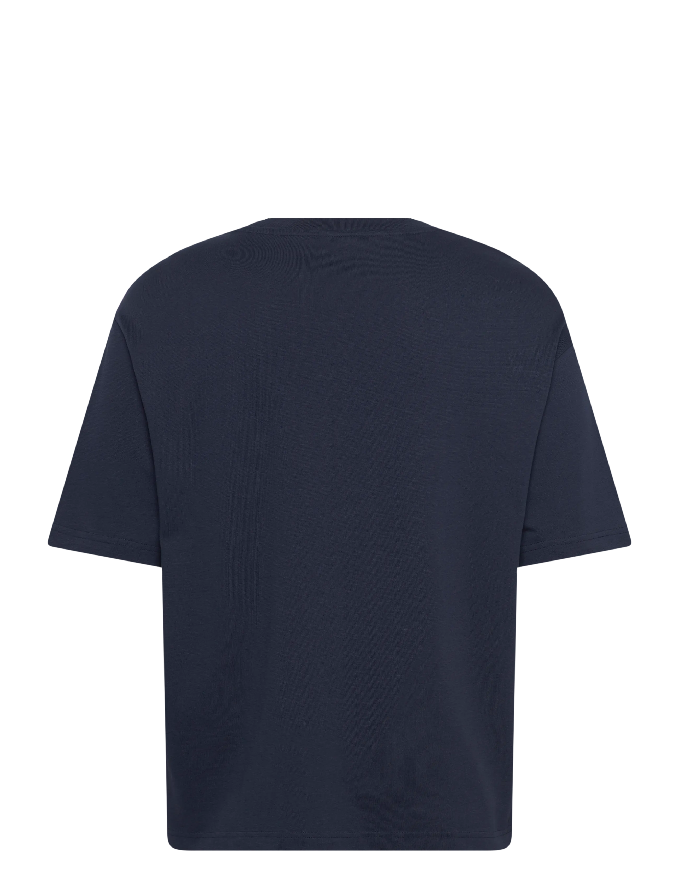 Selected - SLHRELAXASPEN 2-PLY SS O-NECK NOOS - kortærmede t-shirts - navy blazer - 1