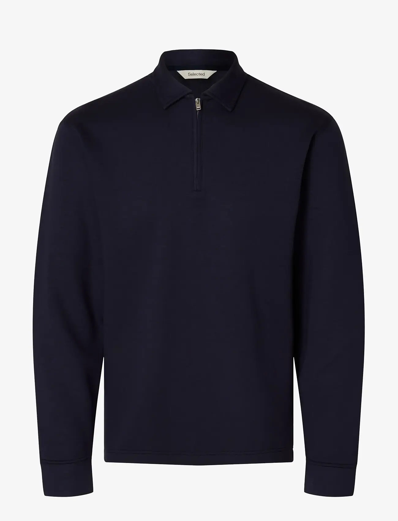 Selected - SLHEMANUEL SOFT POLO ZIP SWEAT NOOS - nach anlass kaufen - sky captain - 1