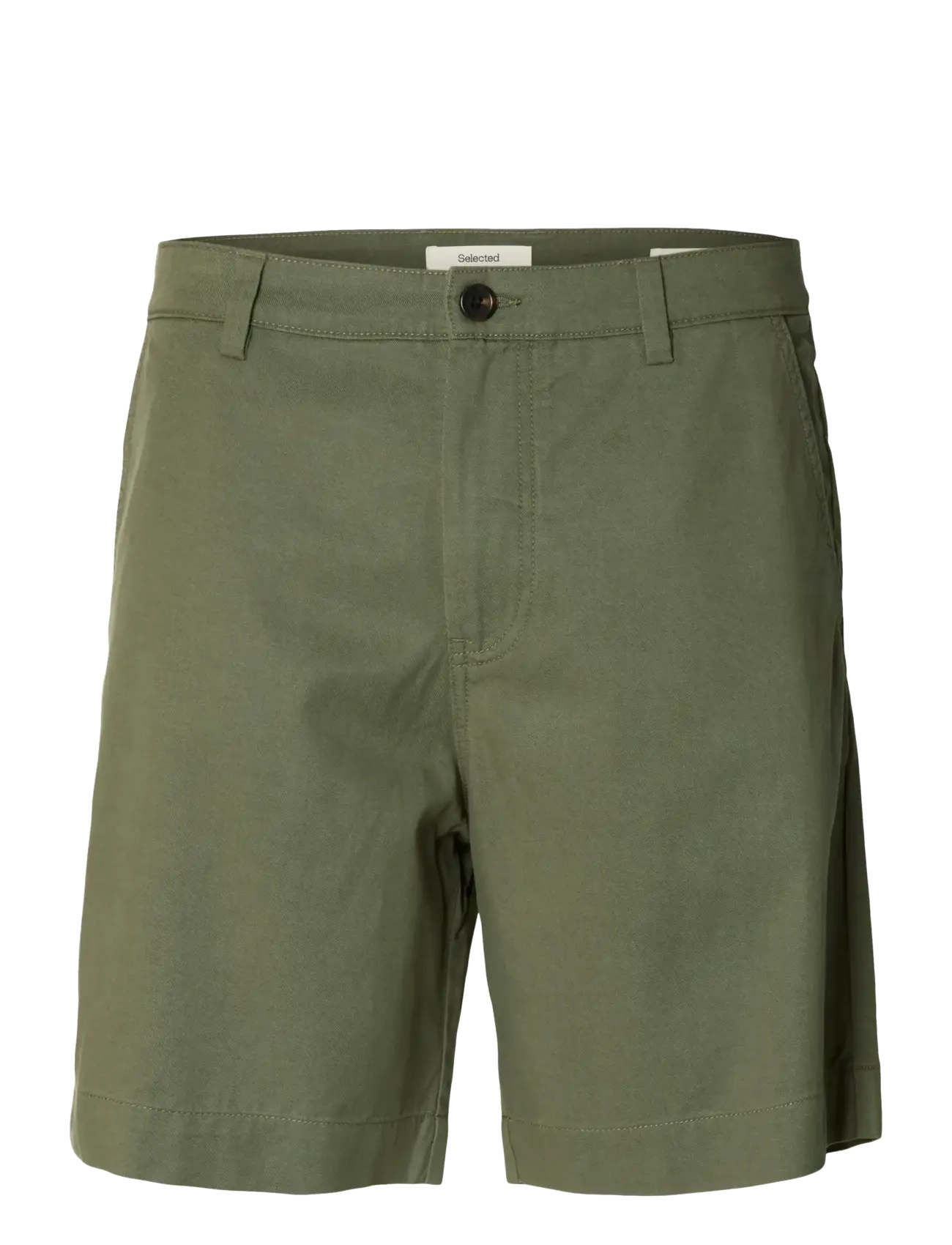 Selected Slhregular-Harry Summer Shorts, S, Khaki green, Shorts > Afslappede Shorts, Herre