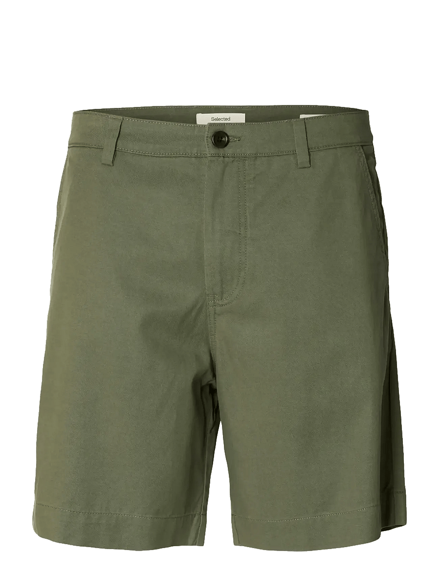 Selected - SLHREGULAR-HARRY SUMMER SHORTS - casual shorts - deep lichen green - 0