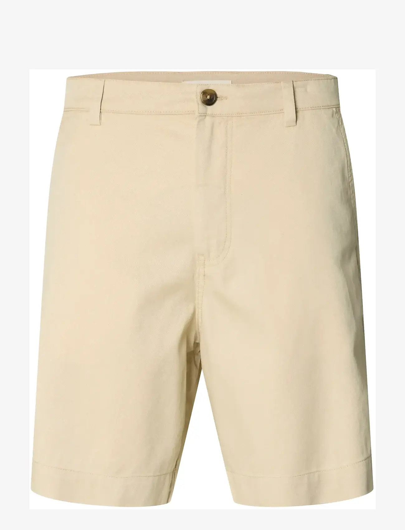 Selected - SLHREGULAR-HARRY SUMMER SHORTS - casual shorts - oatmeal - 0