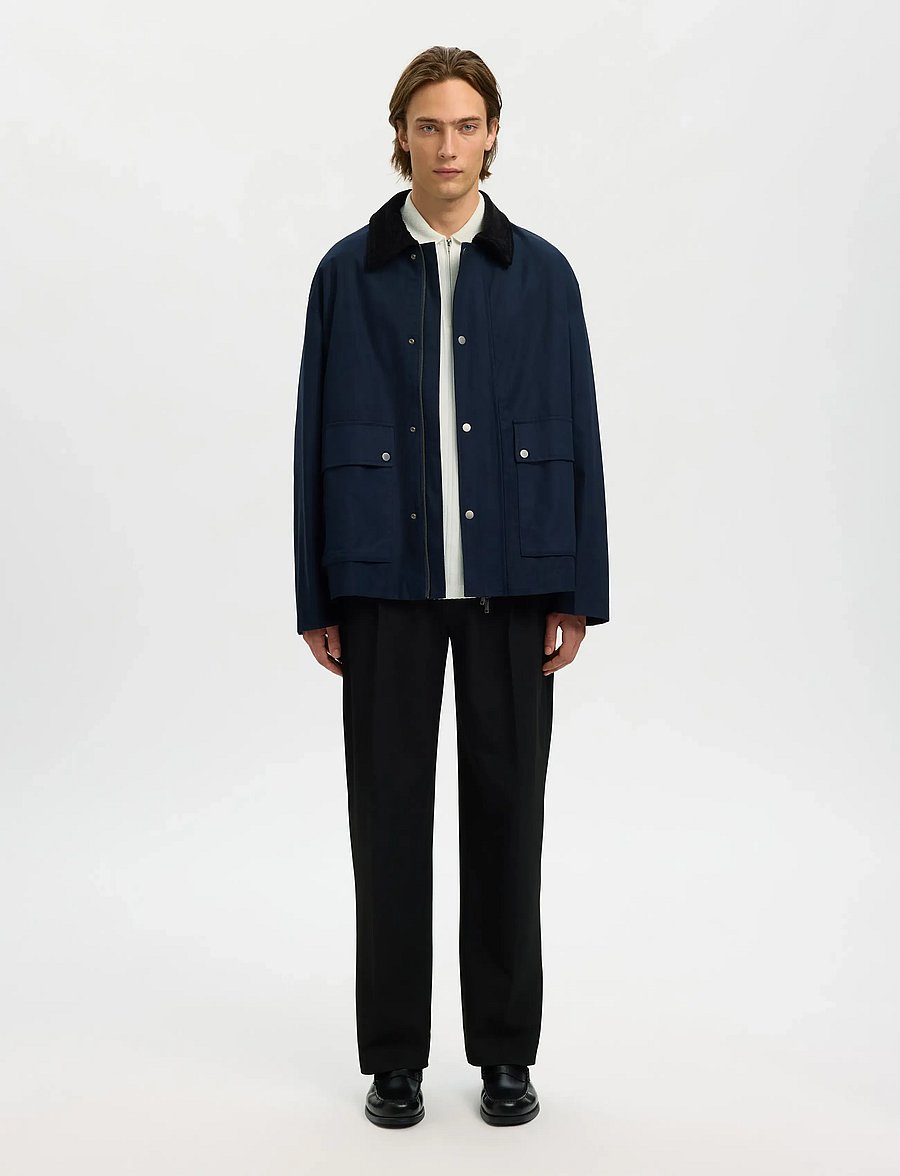 Selected - SLHFAVE STRUCTURE SS POLO NOOS - gestrickte polohemden - cloud dancer - 4