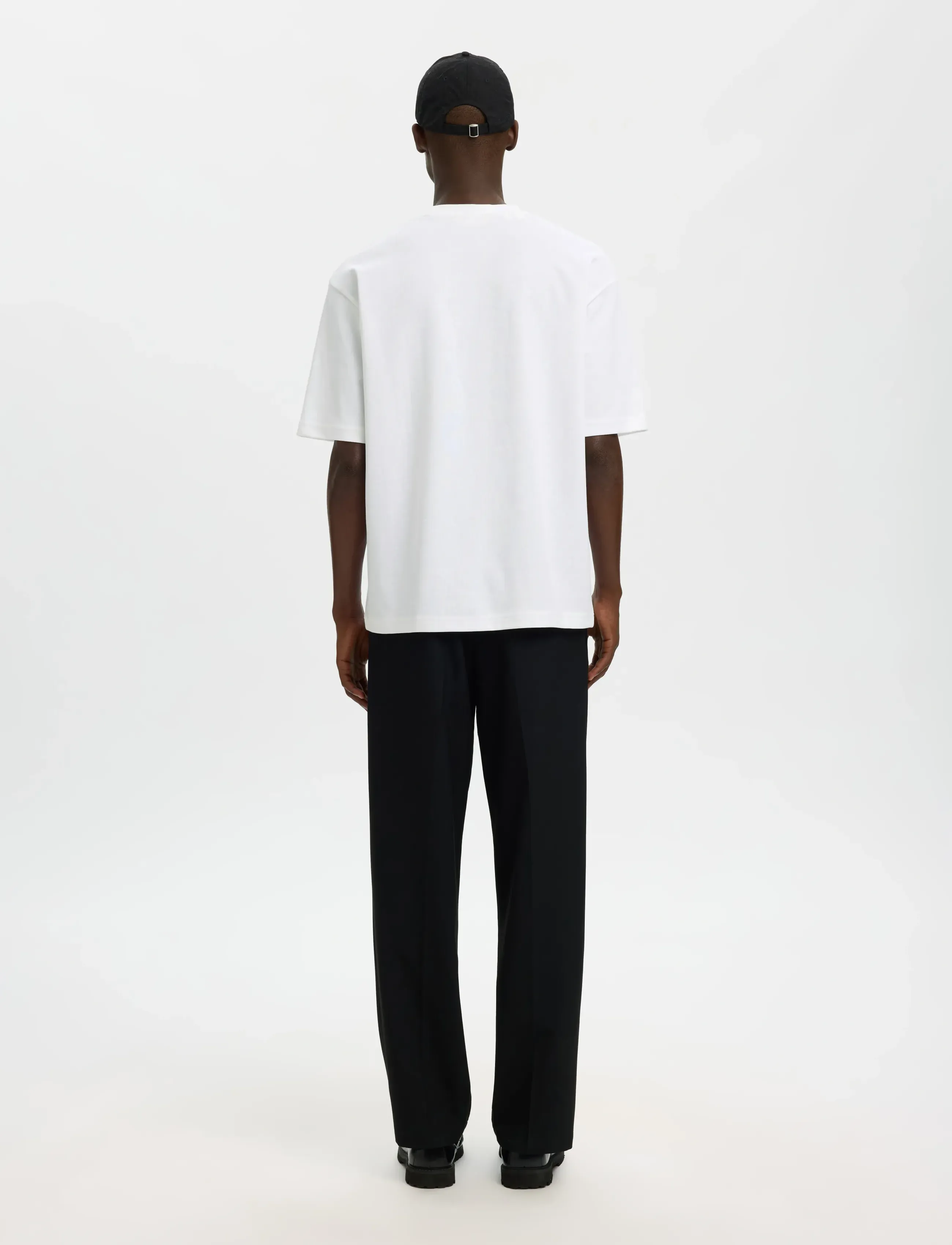 Selected - SLHLOOSEOSCAR POCKET SS TEE NOOS - kortærmede t-shirts - bright white - 2