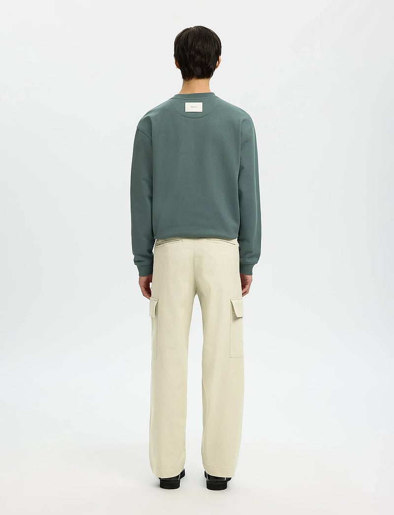 Selected - SLH220-LOOSE MILES COMFORT CARGO PANT - cargo püksid - moonstruck - 2