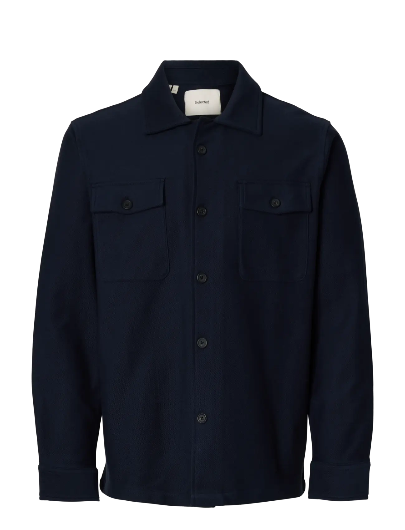 Selected SLMOLIVER SWEAT OVERSHIRT NOOS - Overshirts - NAVY BLAZER / navy