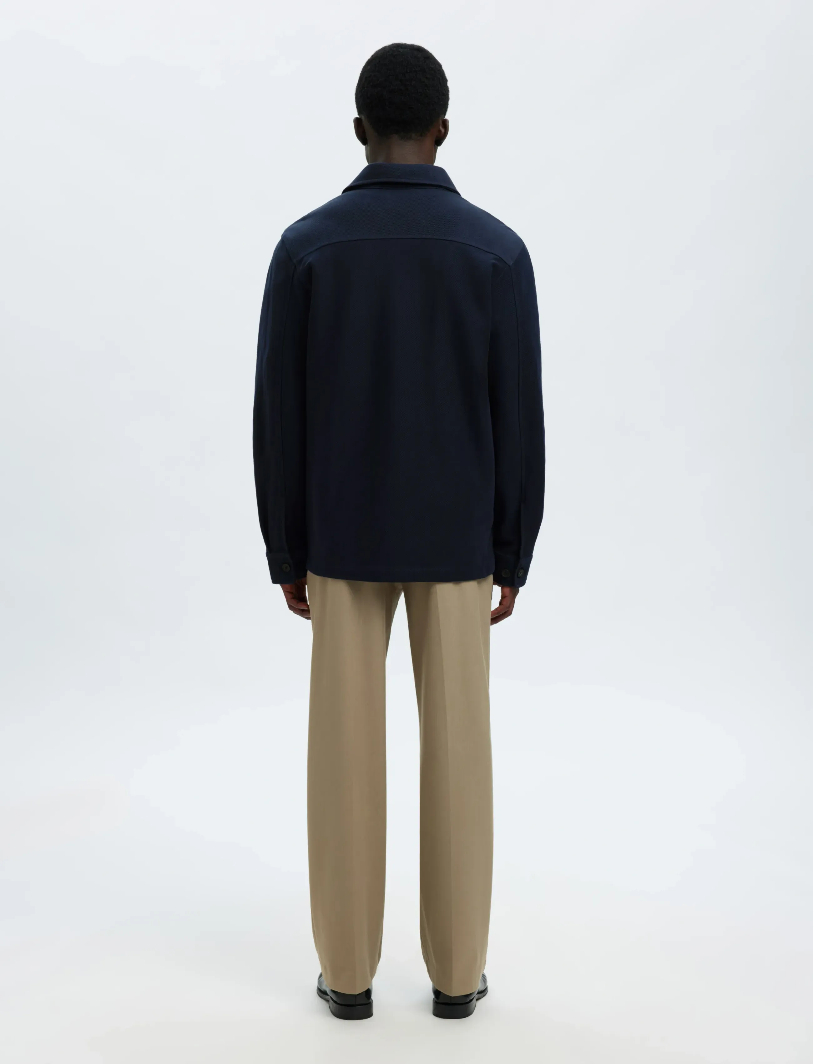 Selected - SLMOLIVER SWEAT OVERSHIRT NOOS - shop efter anledning - navy blazer - 2