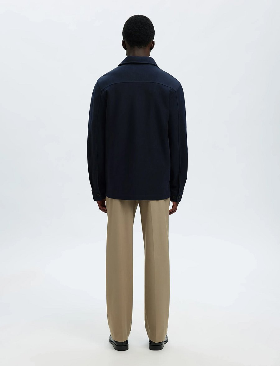 Selected - SLMOLIVER SWEAT OVERSHIRT NOOS - shop efter anledning - navy blazer - 2