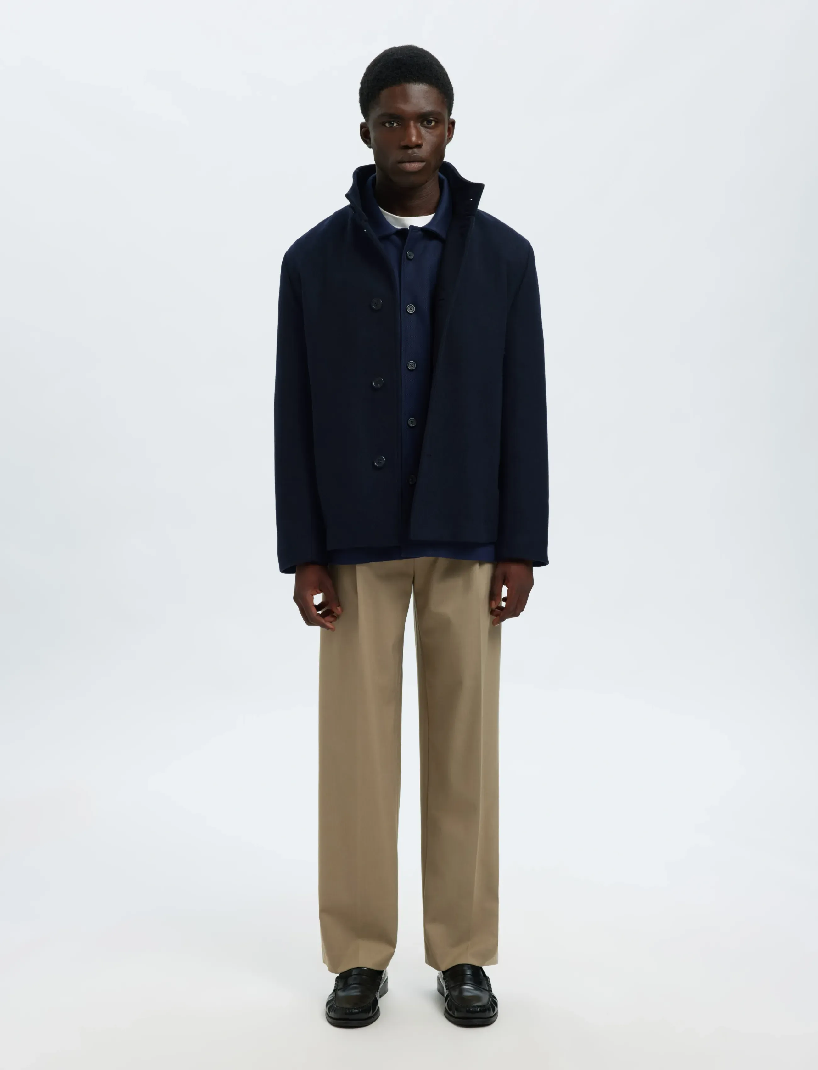 Selected - SLMOLIVER SWEAT OVERSHIRT NOOS - shop efter anledning - navy blazer - 5