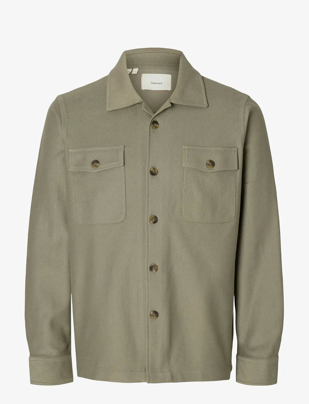 Selected - SLHOLIVER SWEAT OVERSHIRT NOOS - nach anlass kaufen - vetiver - 1