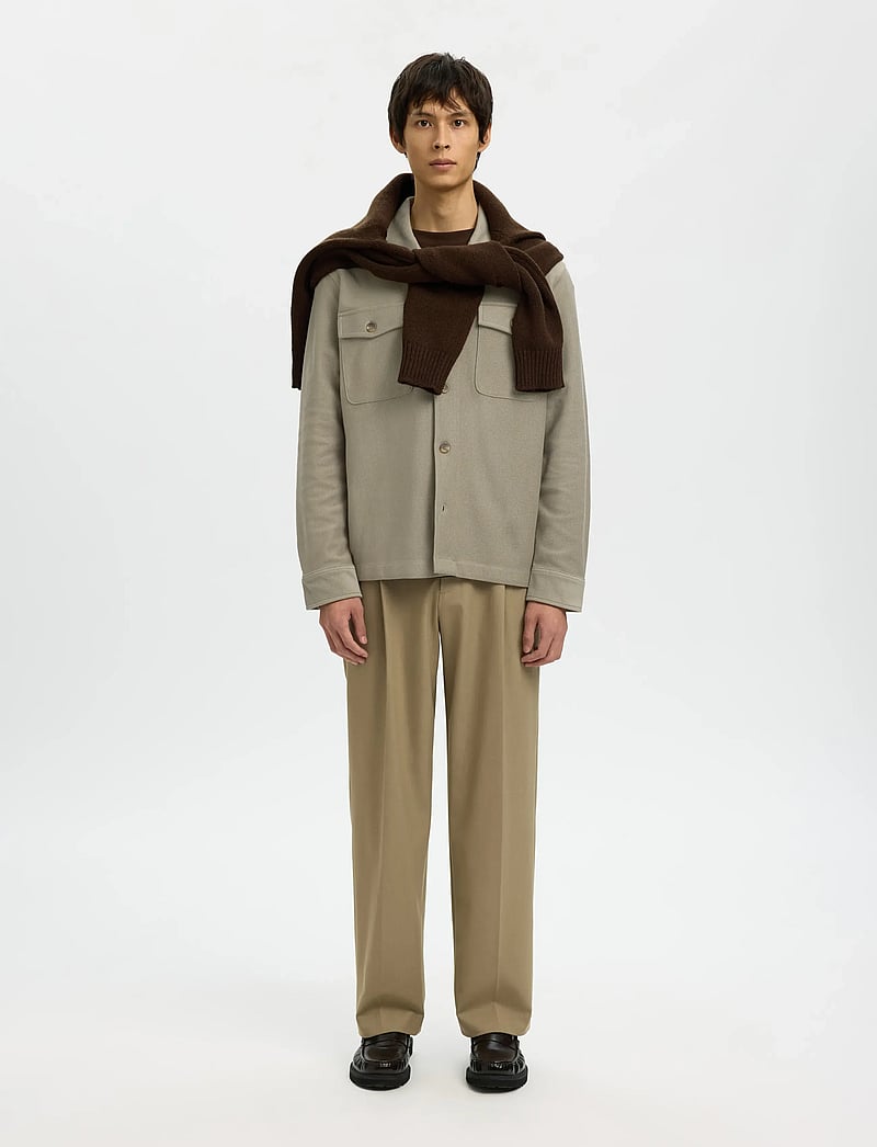 Selected - SLHOLIVER SWEAT OVERSHIRT NOOS - nach anlass kaufen - vetiver - 4