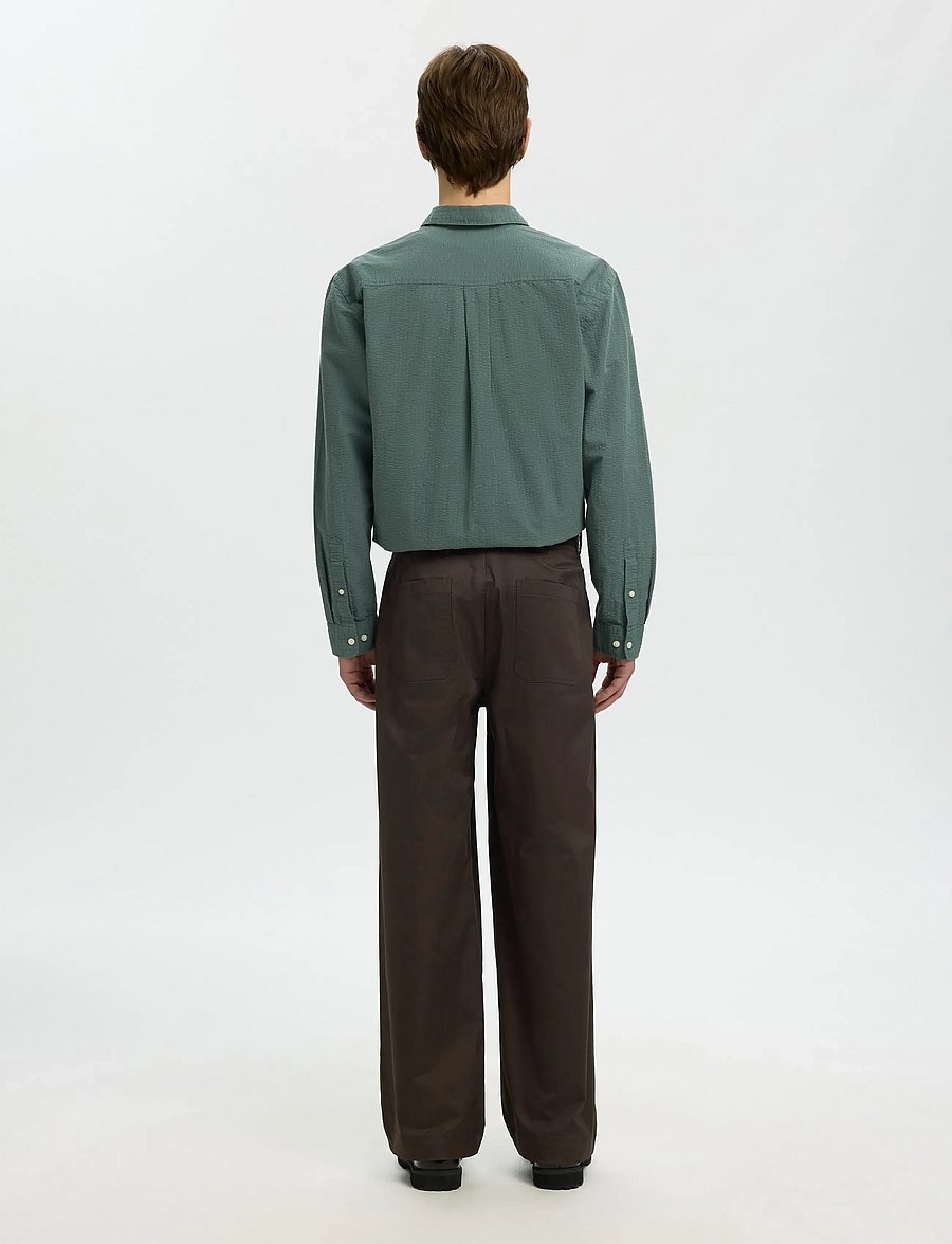 Selected - SLH260-WIDE LEG AXEL JARI PANT - casual bukser - delicioso - 2
