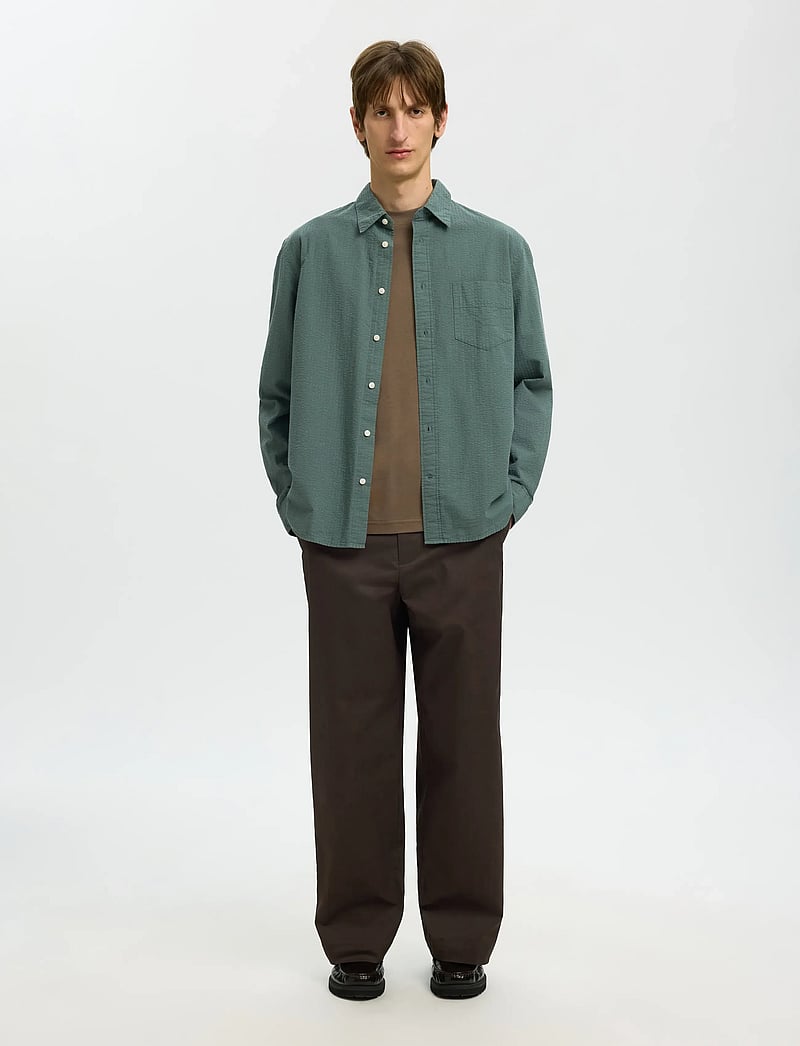 Selected - SLH260-WIDE LEG AXEL JARI PANT - casual - delicioso - 3