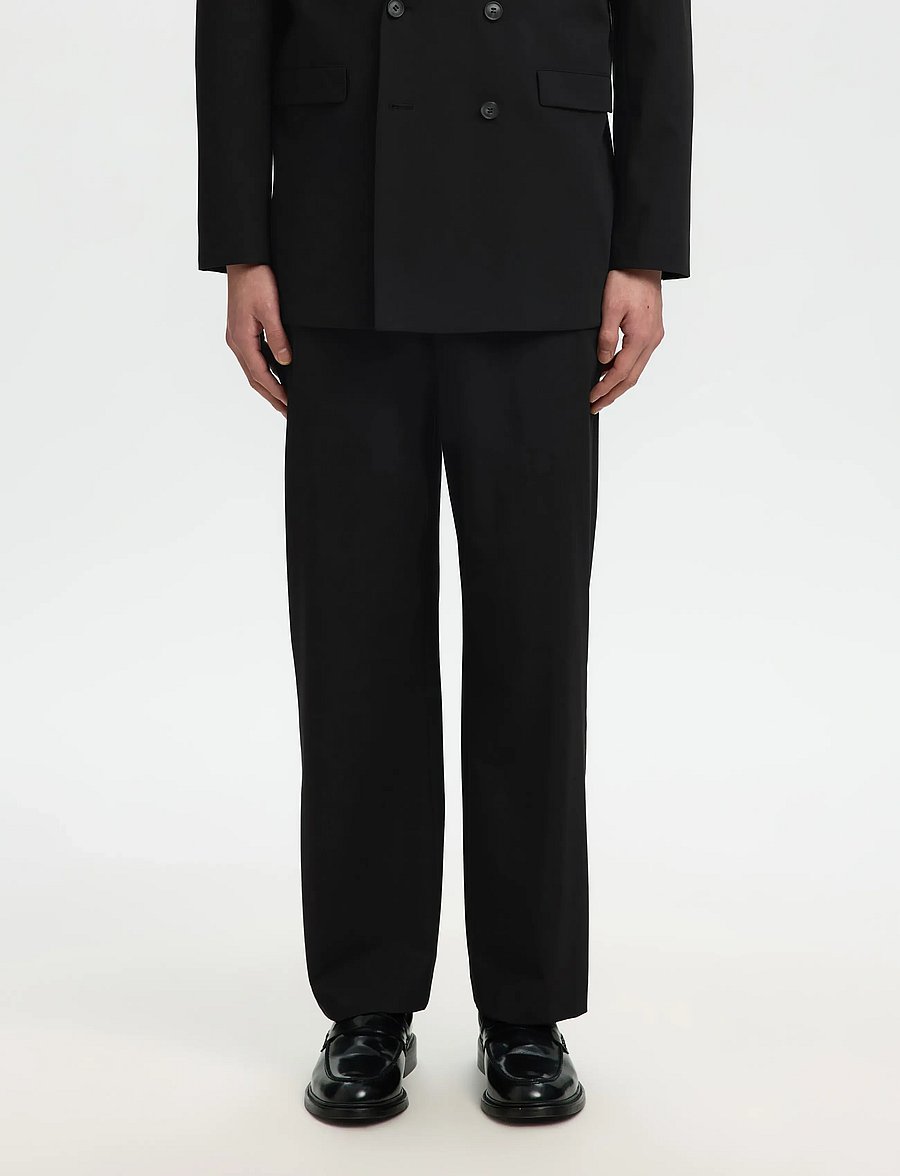 Selected - SLMLOOSE-LIAM 220 TRS FLEX NOOS - black - 0