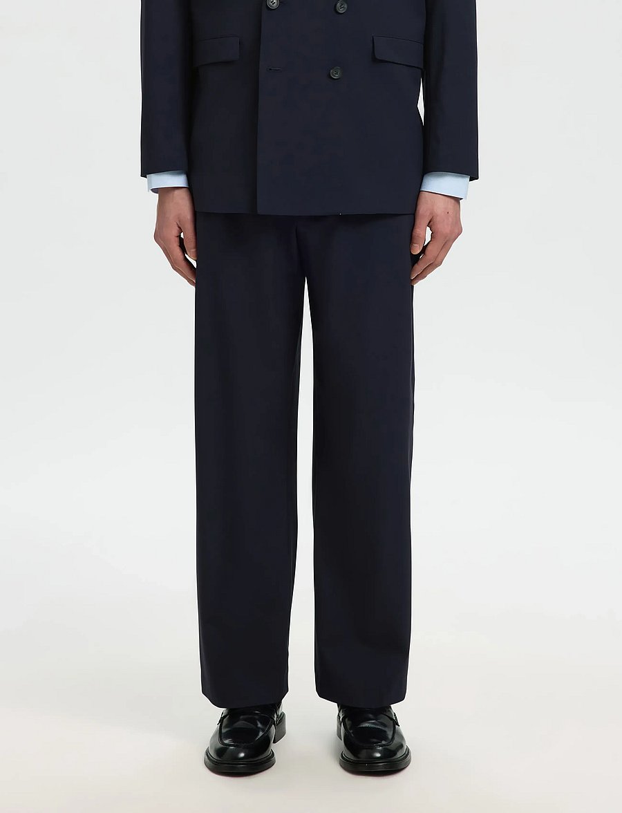 Selected - SLMLOOSE-LIAM 220 TRS FLEX NOOS - habitbukser - navy blazer - 0