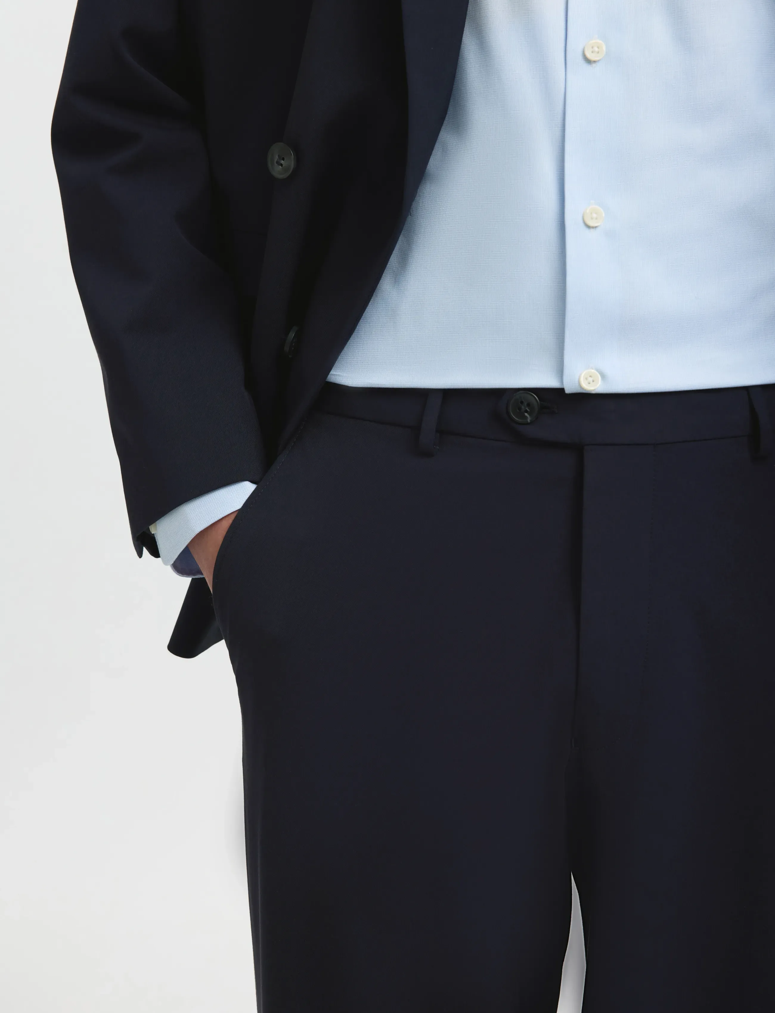 Selected - SLMLOOSE-LIAM 220 TRS FLEX NOOS - navy blazer - 4