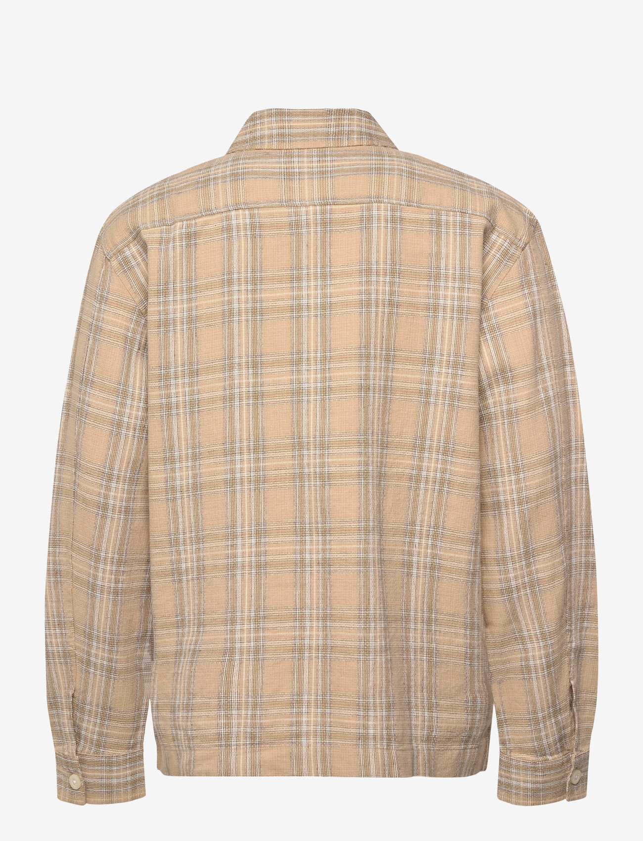 Selected - SLHREGRORY CHECK OVERSHIRT - ternede skjorter - pale khaki - 1