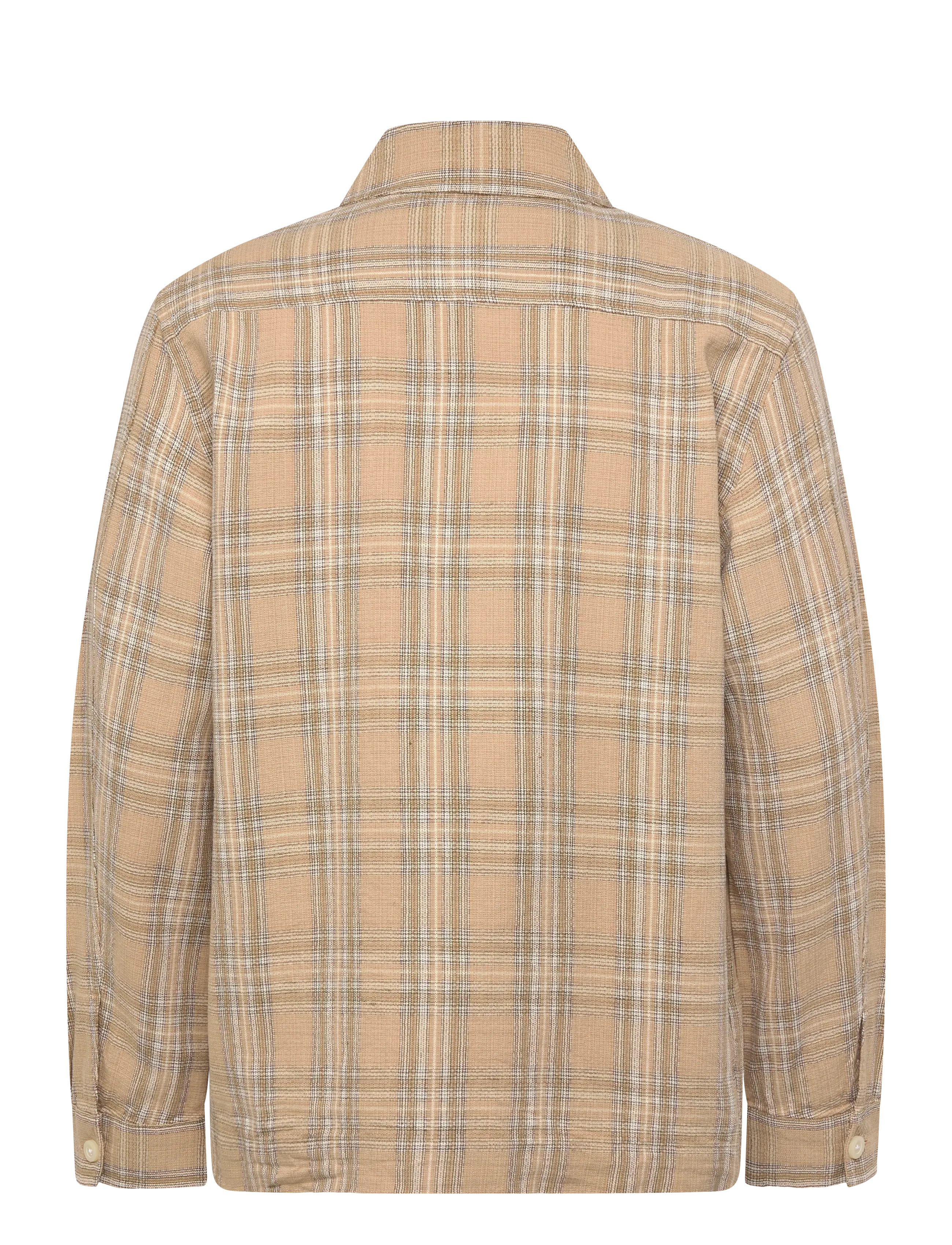 Selected - SLHREGRORY CHECK OVERSHIRT - men - pale khaki - 1